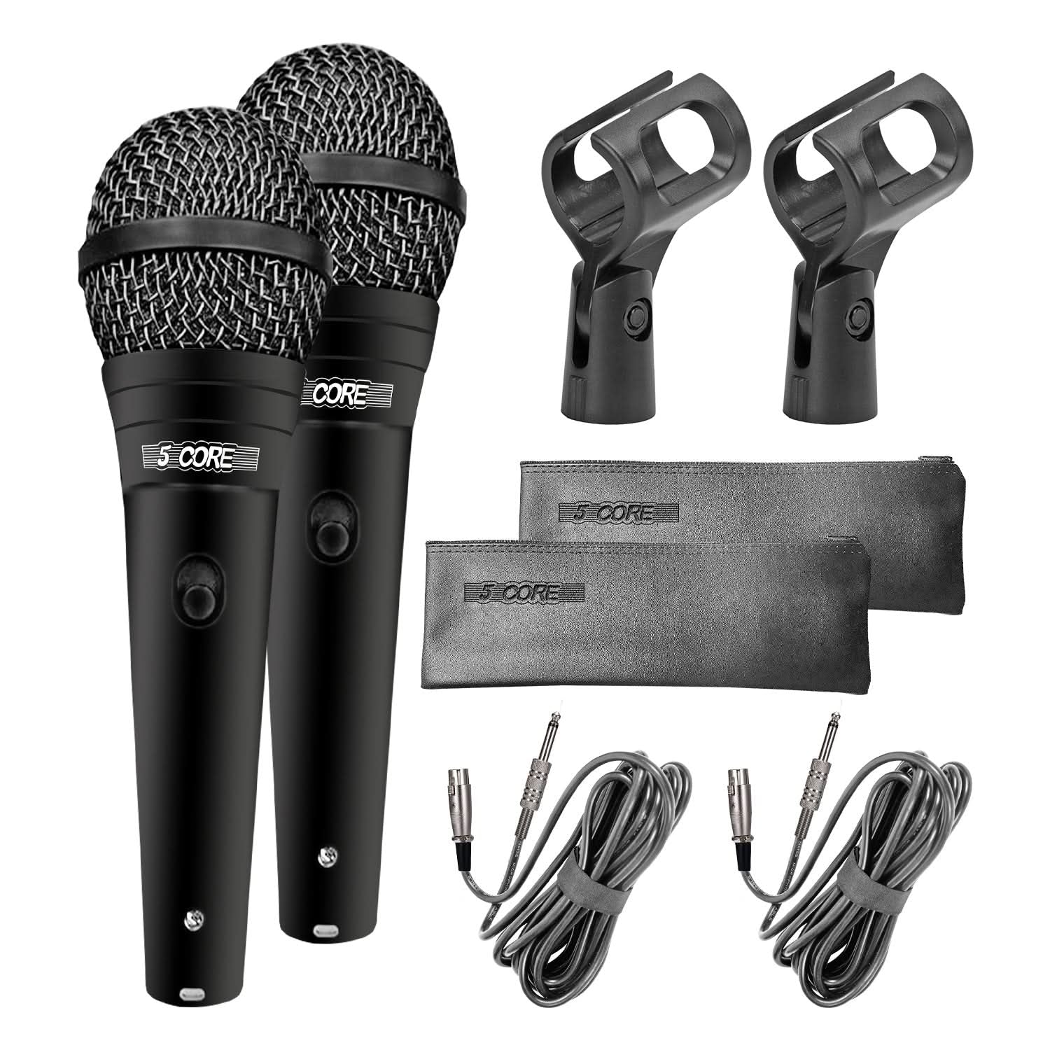 5Core XLR Microphone Dynamic Mic Karaoke Singing Studio Microfono Handheld Mics